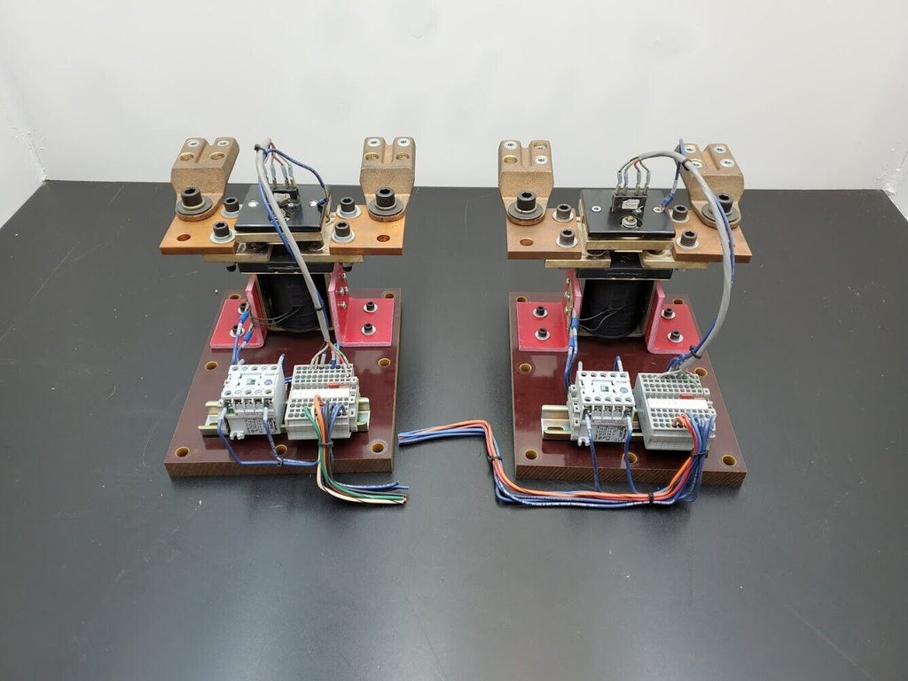 2x Tweco Twecolugs 240-HD-180 Robot Welding Lead Contactor Units 3/0 4/0 AWG