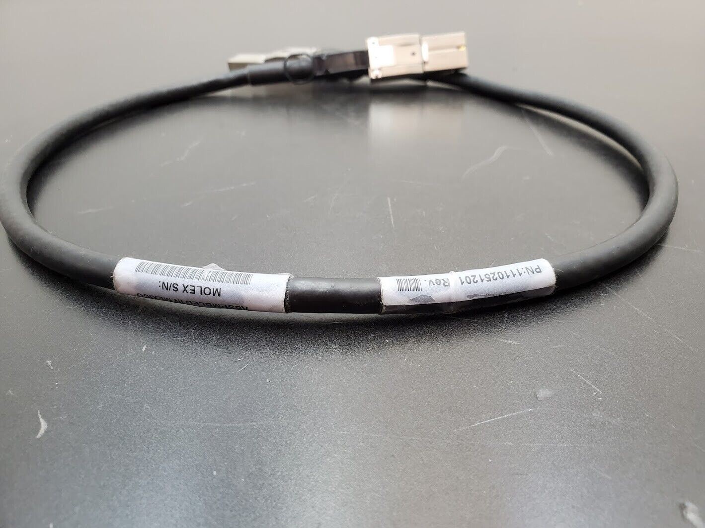 Molex 84 position CXP Plug to Plug 1m Male Cable IPASS + 1110251201 WM8549