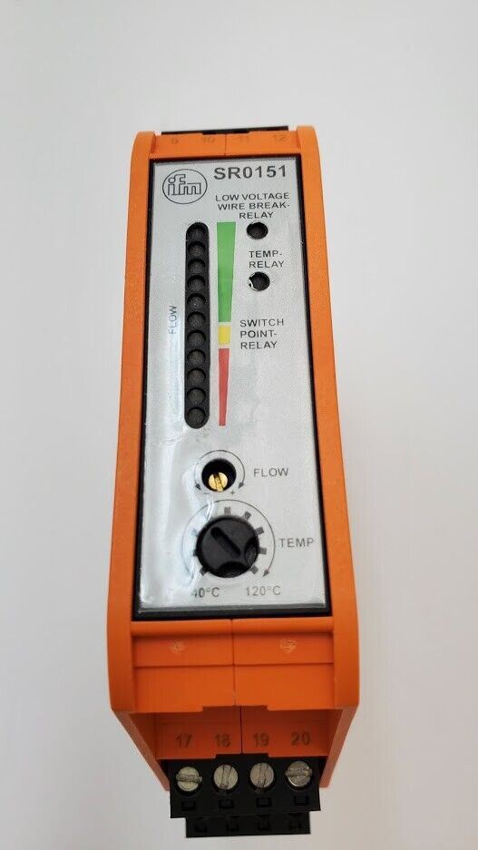 ifm electronic SR0151 Control Monitor for Flow Sensors VS3000 24VDC