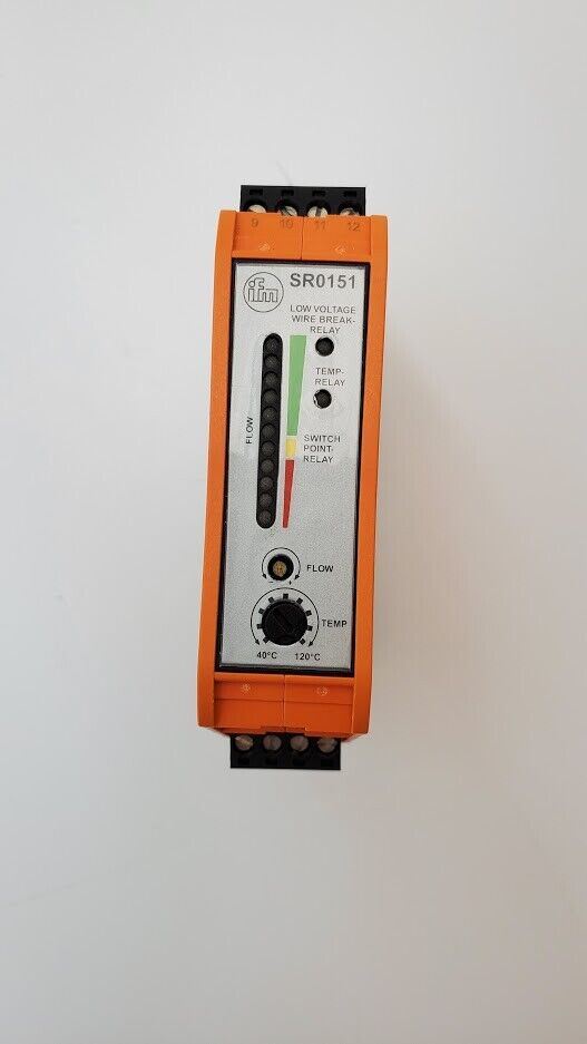 ifm electronic SR0151 Control Monitor for Flow Sensors VS3000 24VDC