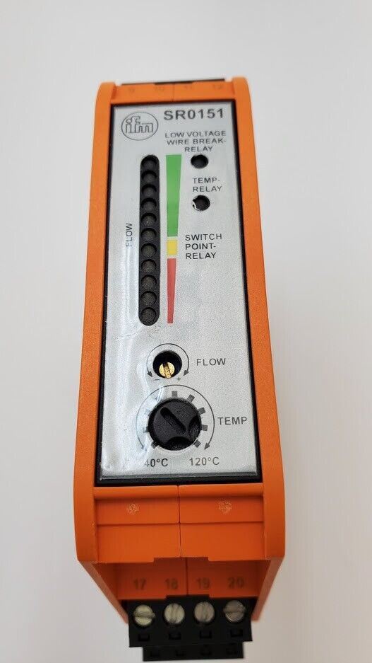 ifm electronic SR0151 Control Monitor for Flow Sensors VS3000 24VDC