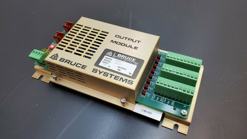 Bruce OUTPUT MODULE 9760131 Relay Output 3161111 SERIAL I/O 3161081 Tube Furnace