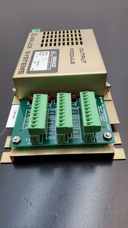 Bruce OUTPUT MODULE 9760131 Relay Output 3161111 SERIAL I/O 3161081 Tube Furnace