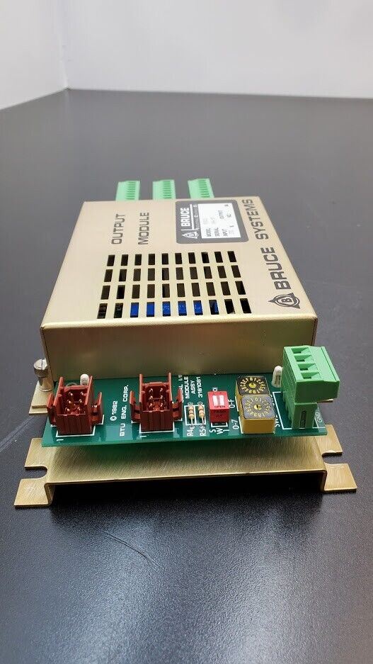 Bruce OUTPUT MODULE 9760131 Relay Output 3161111 SERIAL I/O 3161081 Tube Furnace