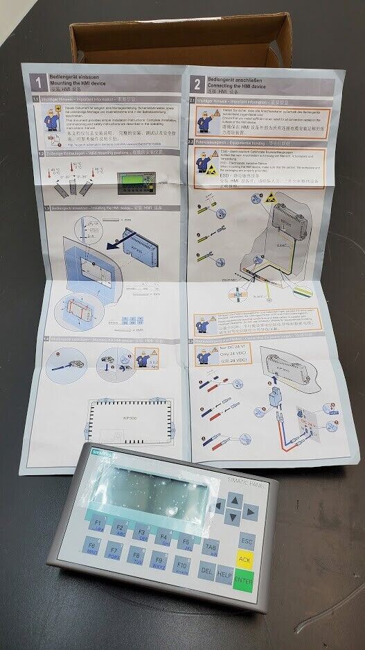 SIEMENS SIMATIC HMI KP300 6AV6 647-0AH11-3AX0 Basic mono PN Panel NEW IN BOX