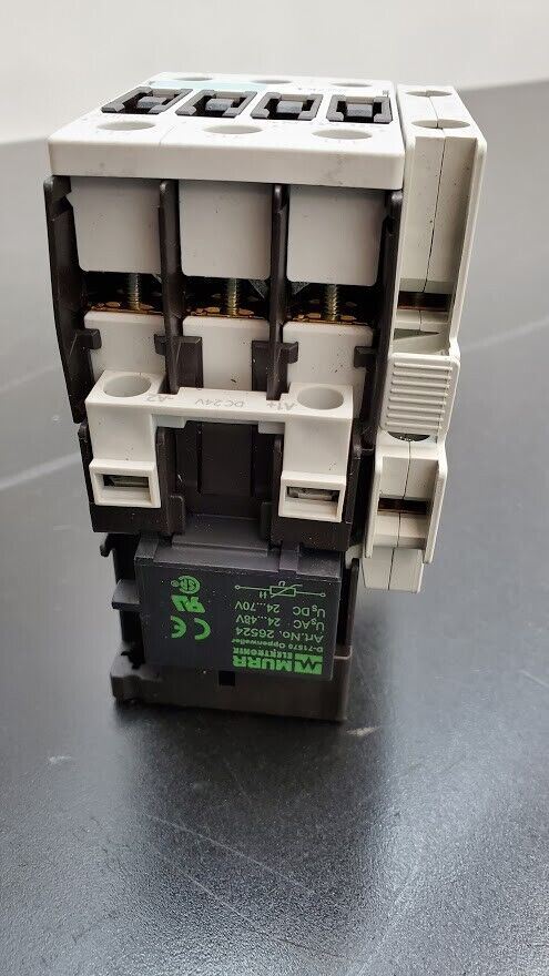 SIEMENS SIRIUS 3RT1024-1B Contactor E05 3 Phase w 3R1921-1DA11 Auxiliary Contact