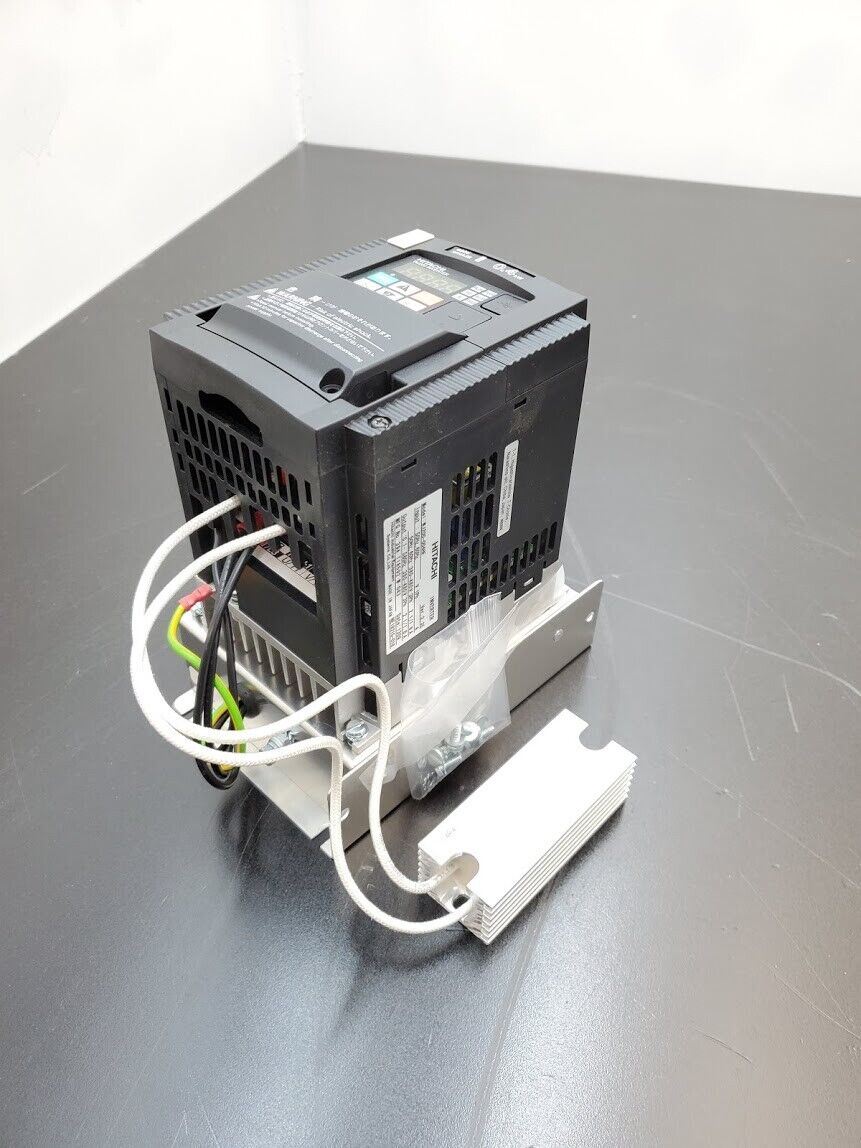 Hitachi VFD Inverter Drive WJ200-004HF 3 Phase 0.4KW 380-480V in/out 2A 1/2 HP