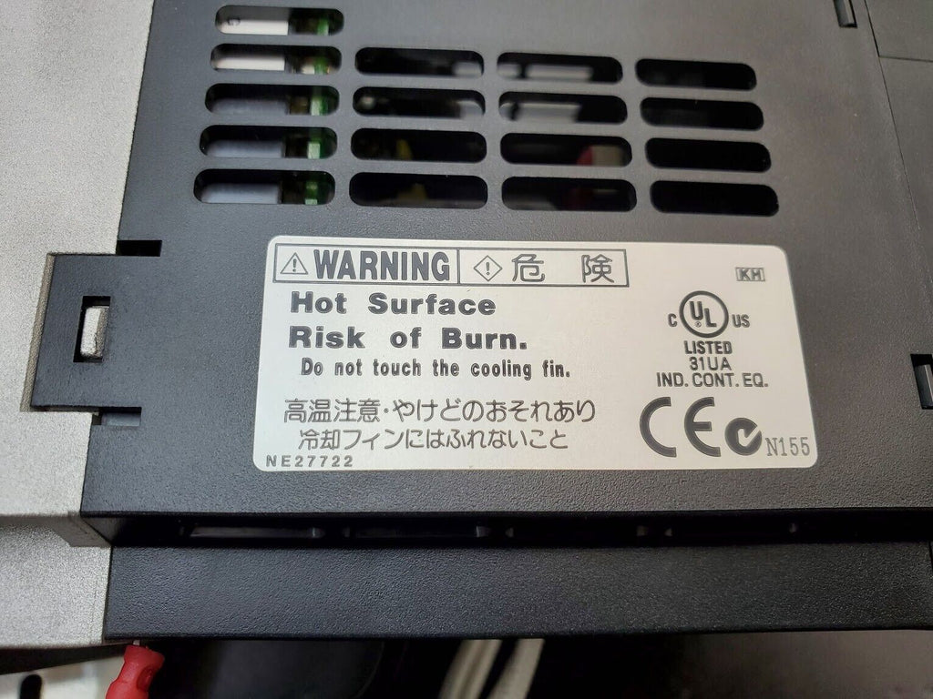 Hitachi VFD Inverter Drive WJ200-004HF 3 Phase 0.4KW 380-480V in/out 2A 1/2 HP