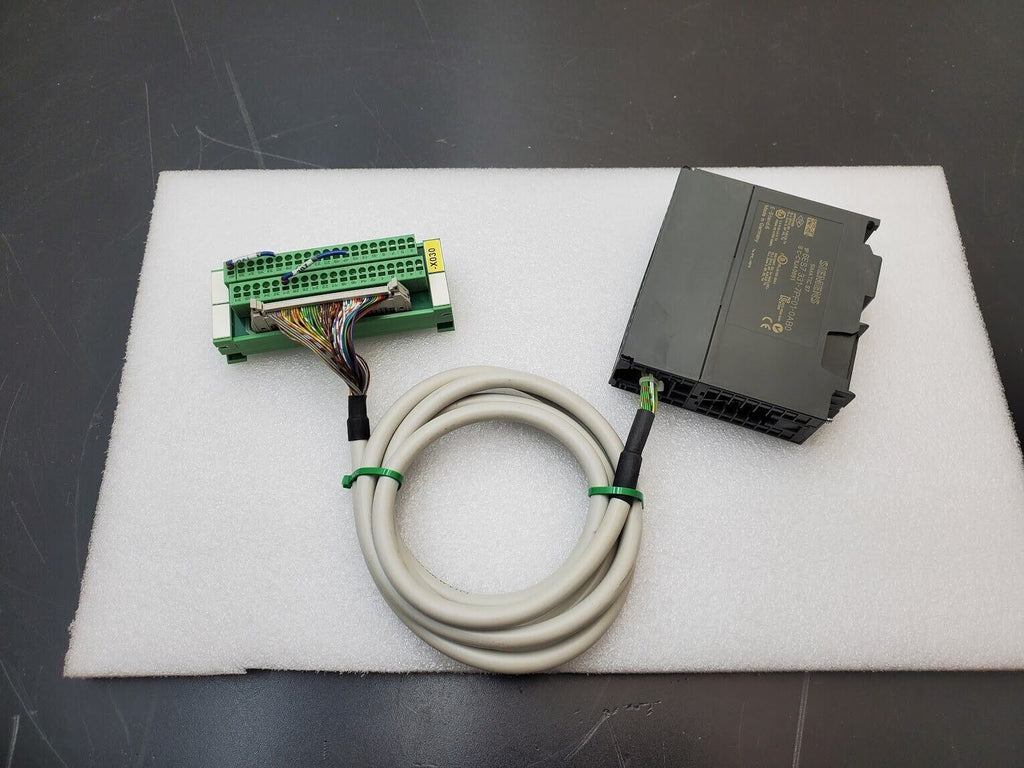 Siemens 6ES7 331-7PF01-0AB0 SIMATIC S7-300 Analog Input AI 8xRTD w/ breakout