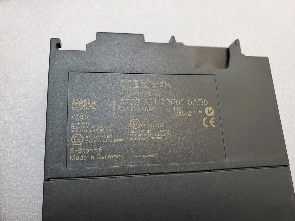 Siemens 6ES7 331-7PF01-0AB0 SIMATIC S7-300 Analog Input AI 8xRTD w/ breakout