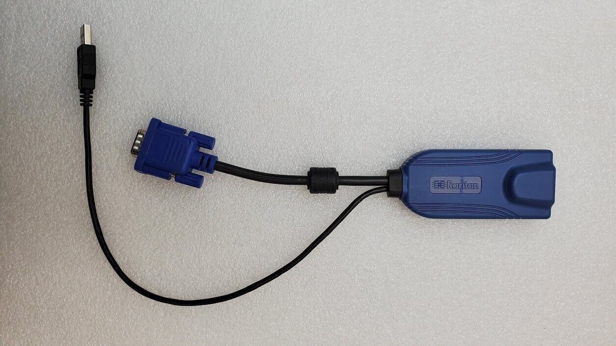 Used Raritan Dominion D2CIM-VUSB KX2 USB KVM Switch Virtual Media CIM Dongle
