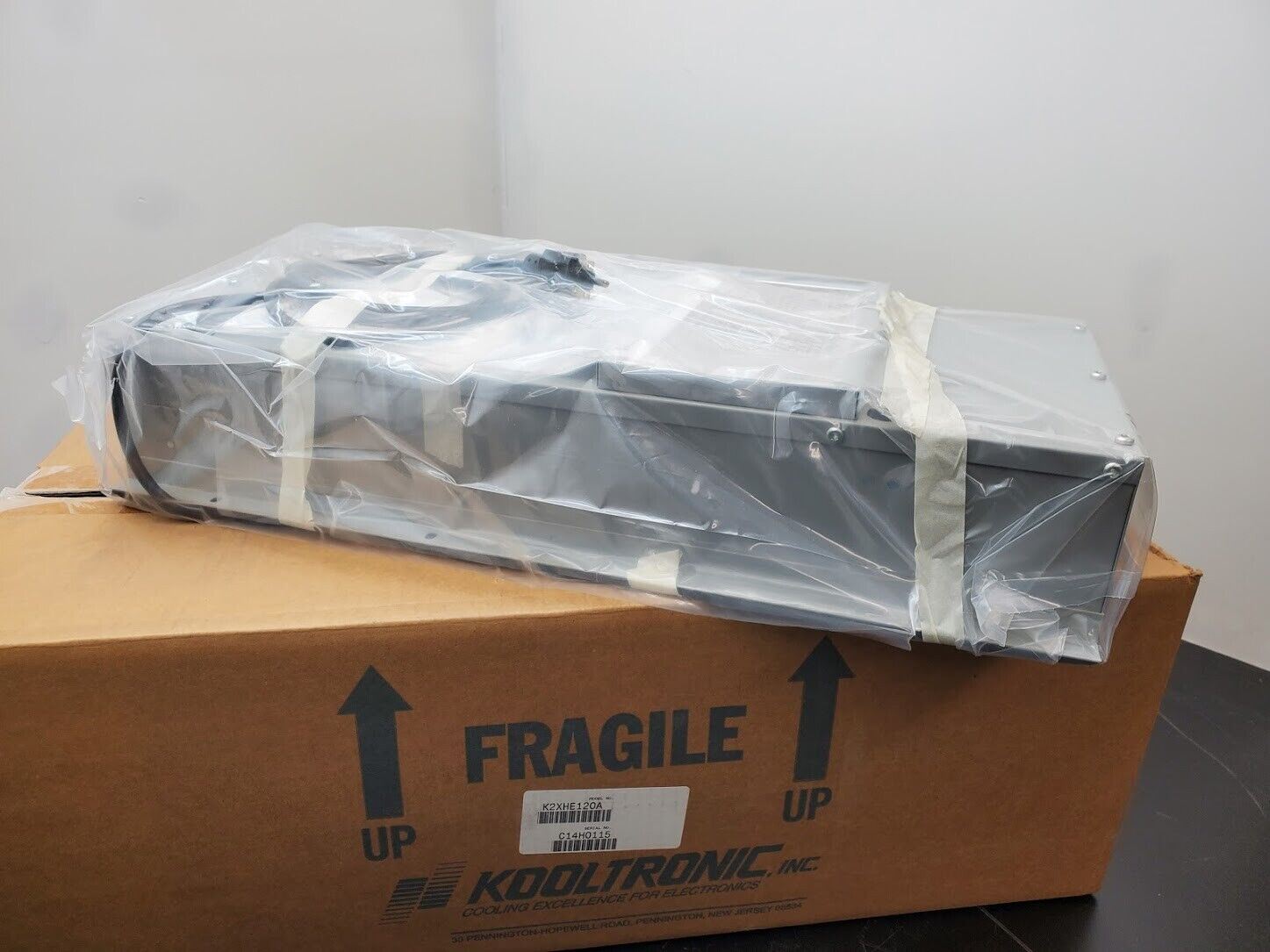 New Kooltronic K2XHE120A Air-to-Air Panel Mounted Heat Exchanger 230VAC 16PW/F