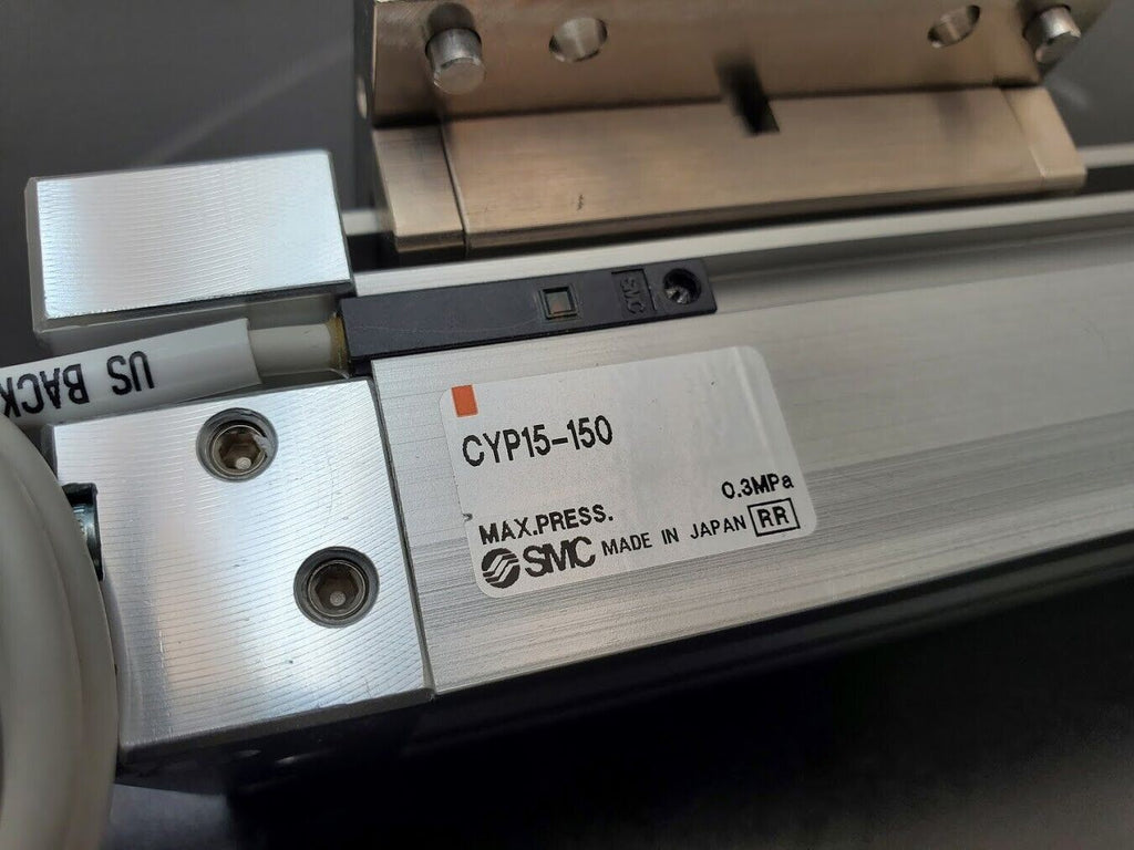 SMC CYP15-150L Linear Magnetic Coupled Cleanroom Rodless Cylinder 150mm travel