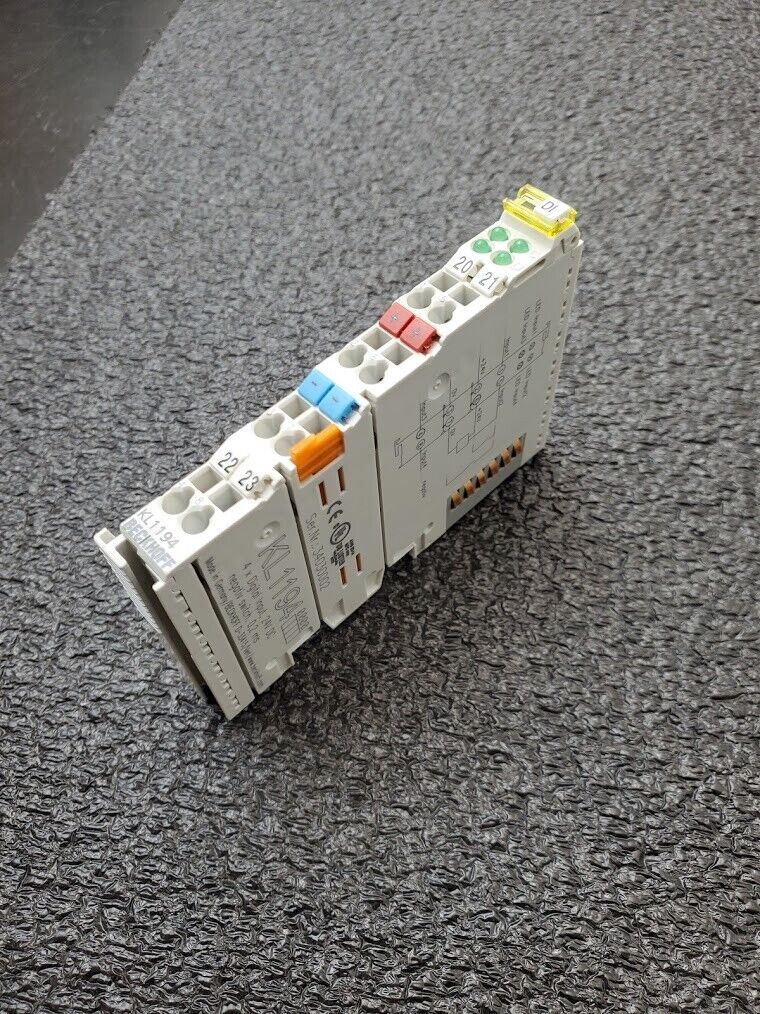 Beckhoff KL1194 Digital Input Module 4x Digital Input 24VDC Negative Switch .2ms