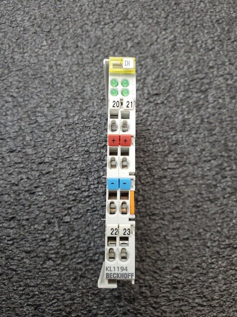 Beckhoff KL1194 Digital Input Module 4x Digital Input 24VDC Negative Switch .2ms