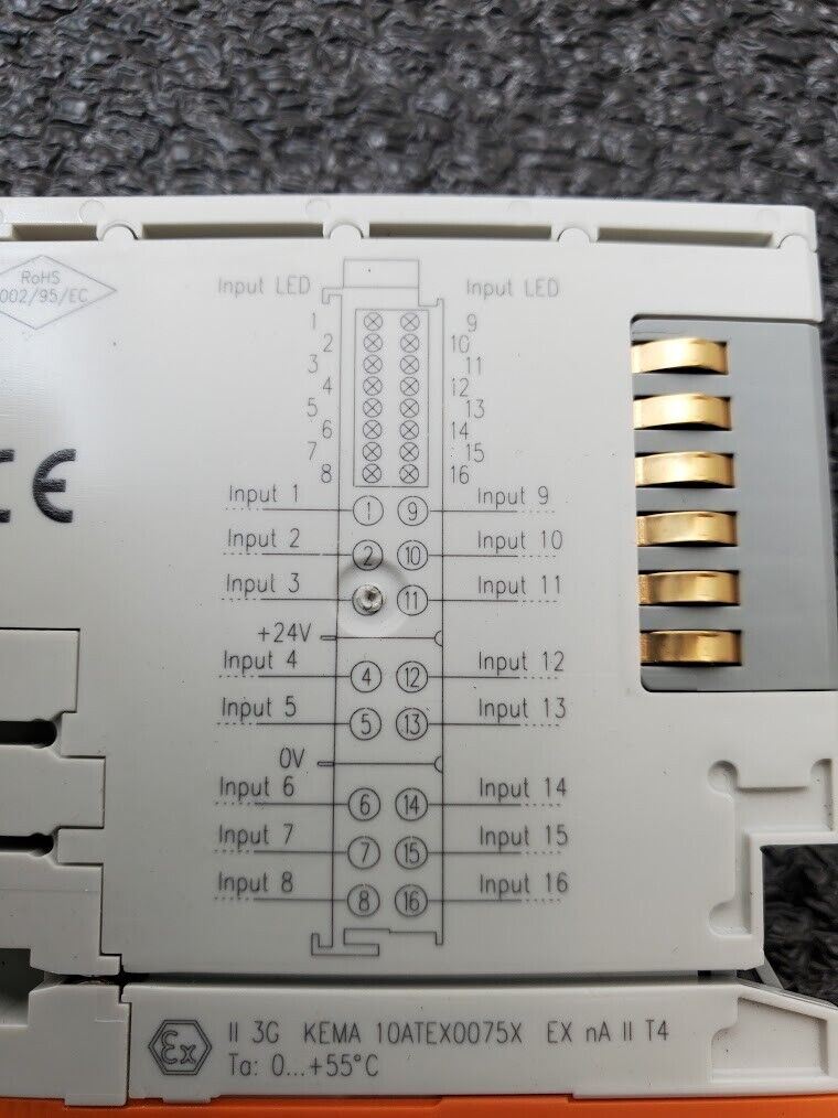 Beckhoff KL1889 HD Bus Terminal 16-Channel Digital Input 24VDC Ground Switching
