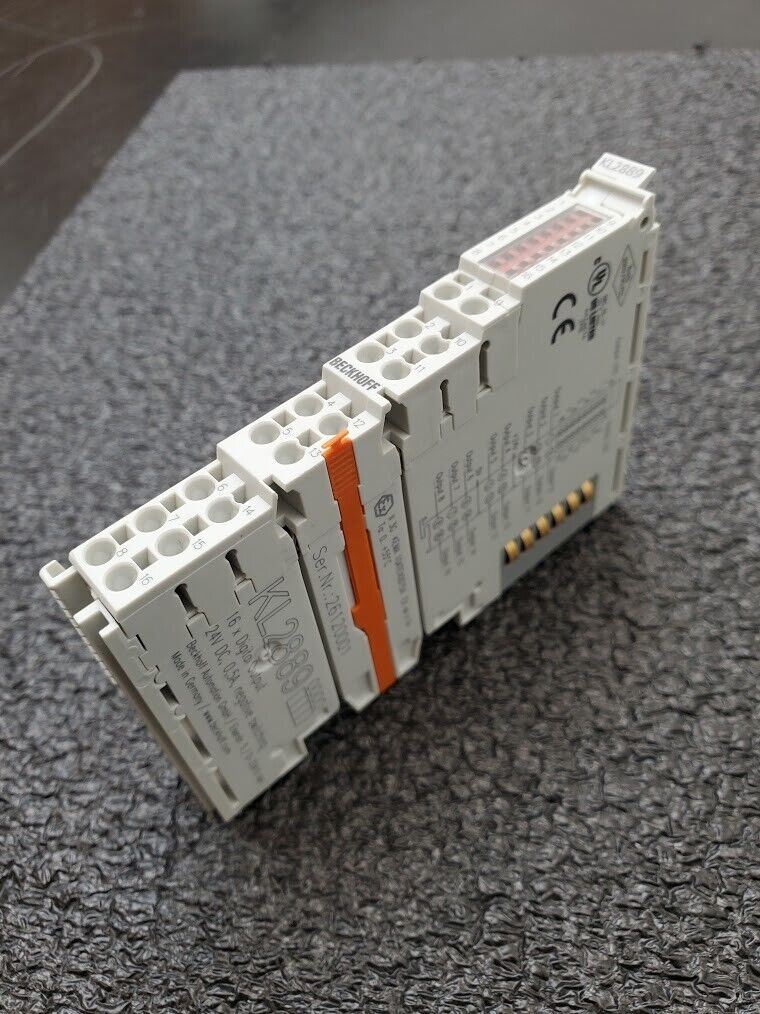 Beckhoff KL2889 HD Bus Terminal 16x Digital Output 24VDC Neg. Ground Switching