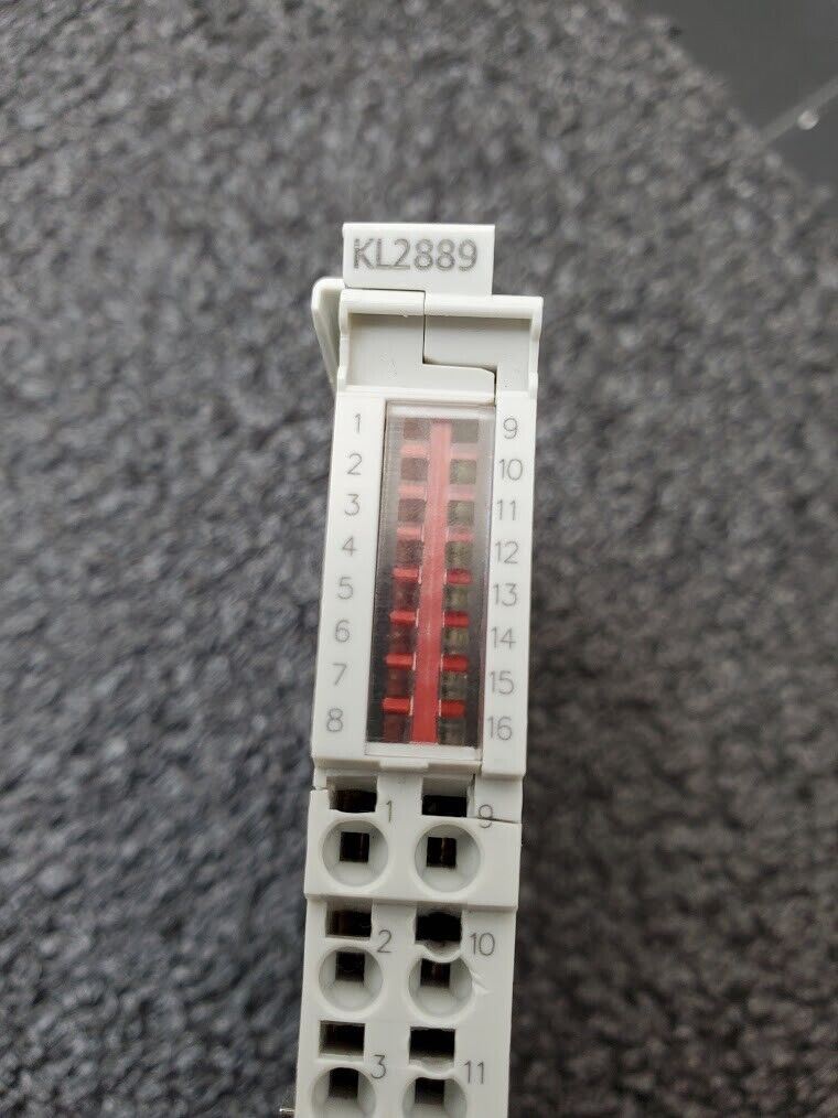 Beckhoff KL2889 HD Bus Terminal 16x Digital Output 24VDC Neg. Ground Switching