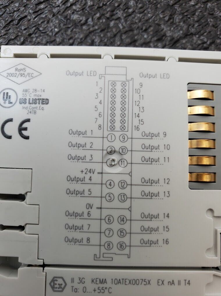 Beckhoff KL2889 HD Bus Terminal 16x Digital Output 24VDC Neg. Ground Switching