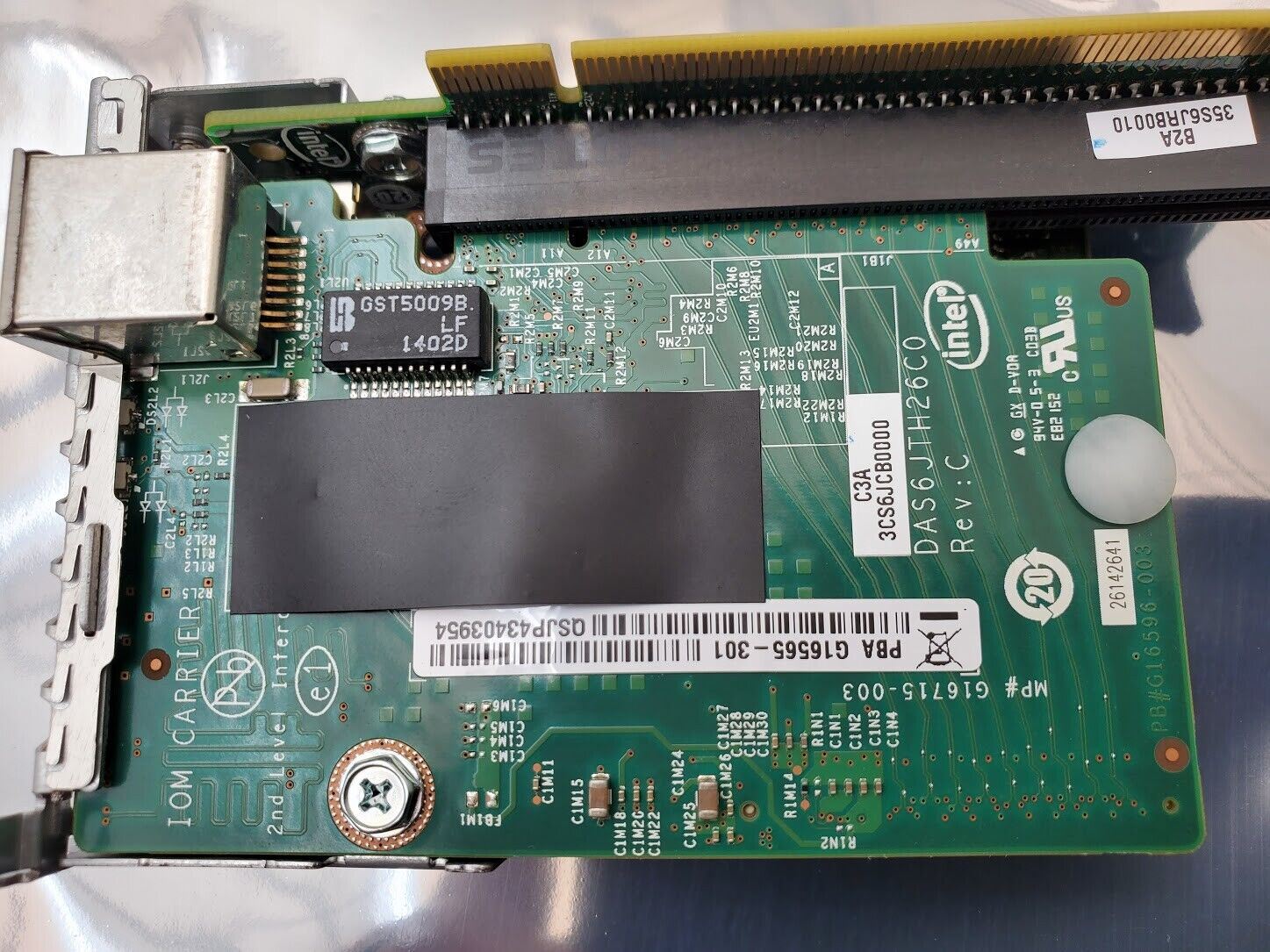 INTEL S2600JF 5 Port NIC IOM Carrier Ethernet G16565-301 G15234-350 G51554-201