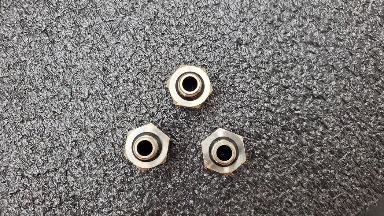 3x SMC KAH10-U02 Antistat One-Touch Fittings 10mm Applicable Tubing 1/4" Thread