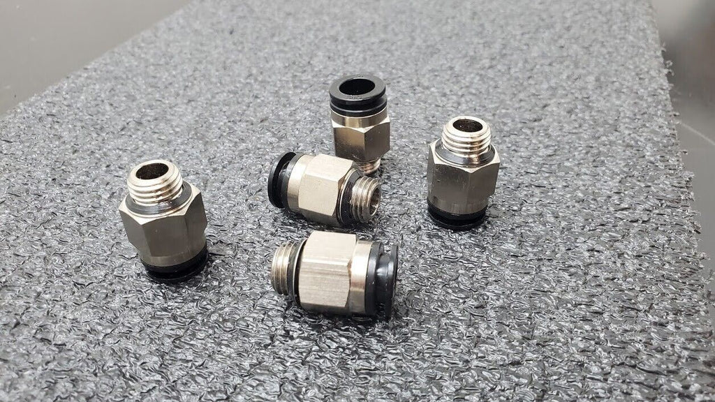 5x SMC KAH10-U03 Antistat One-Touch Fittings 10mm Applicable Tubing 3/8" Thread