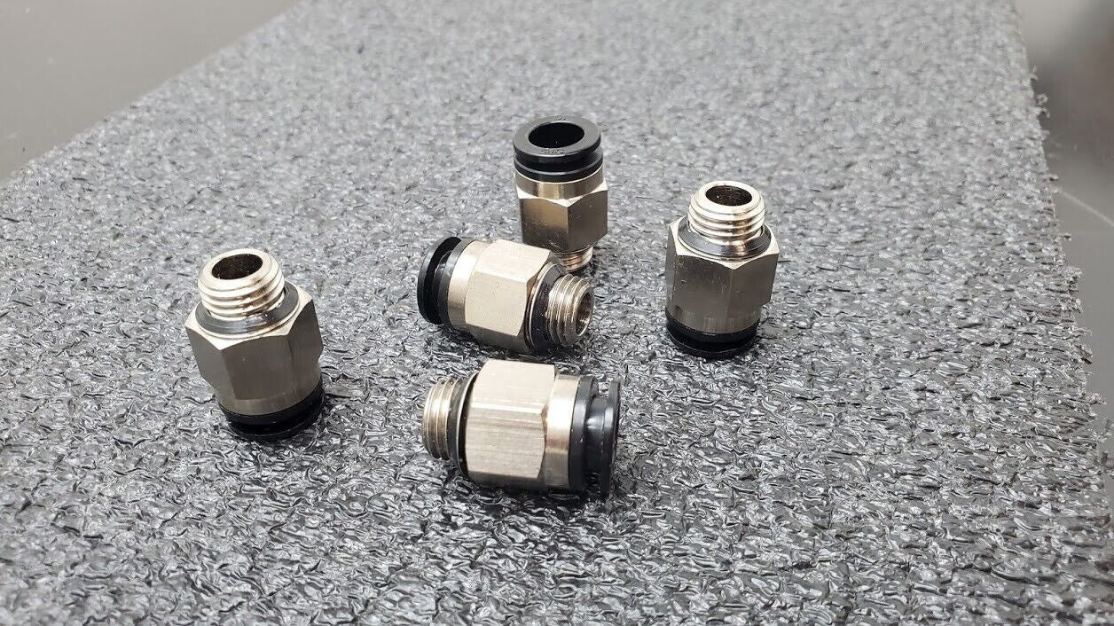 5x SMC KAH10-U03 Antistat One-Touch Fittings 10mm Applicable Tubing 3/8" Thread