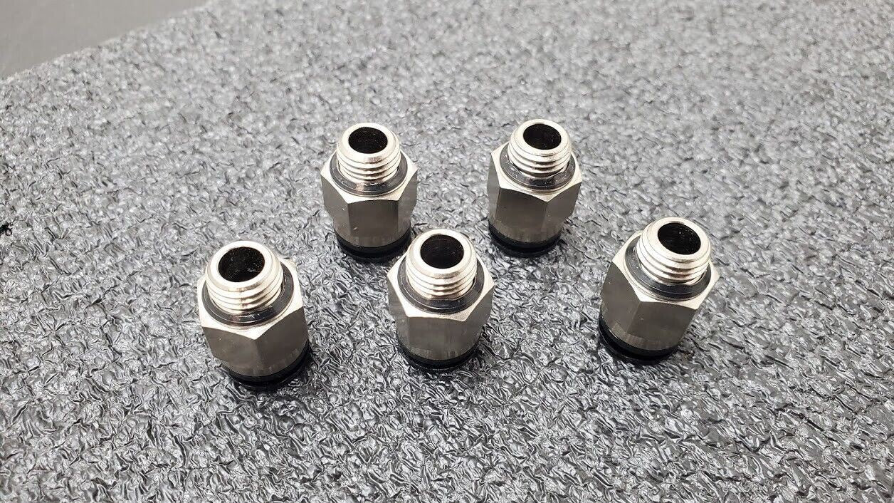 5x SMC KAH10-U03 Antistat One-Touch Fittings 10mm Applicable Tubing 3/8" Thread