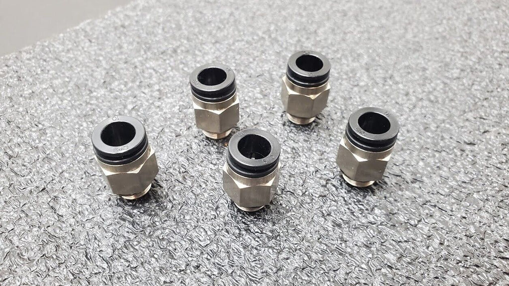 5x SMC KAH10-U03 Antistat One-Touch Fittings 10mm Applicable Tubing 3/8" Thread
