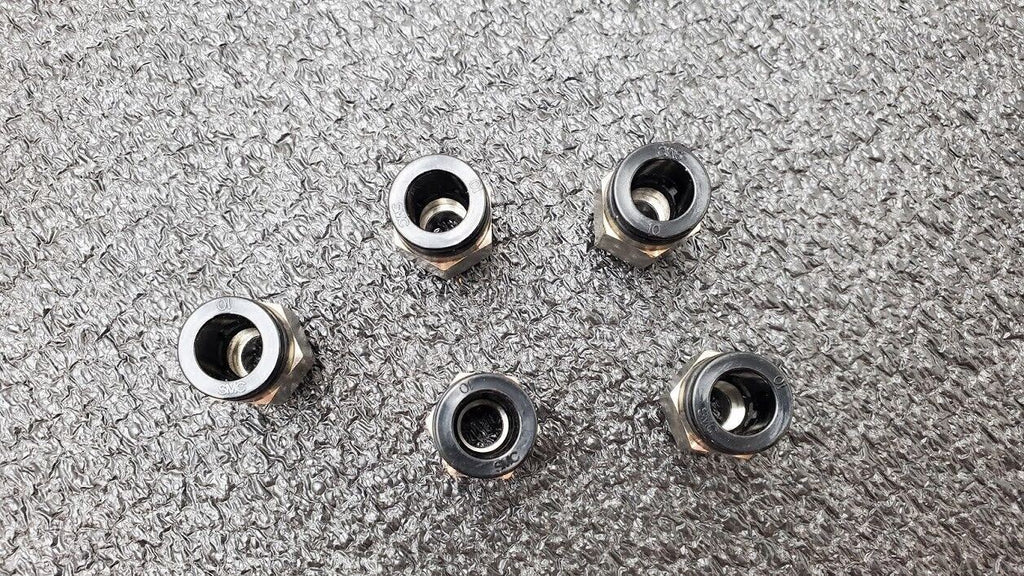 5x SMC KAH10-U03 Antistat One-Touch Fittings 10mm Applicable Tubing 3/8" Thread