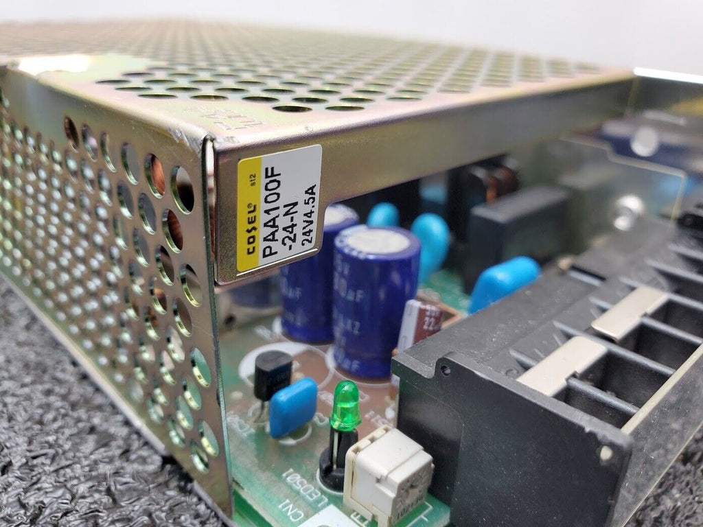 Cosel PAA100F-24 DC Power Supply 24VDC @ 4.5 A 100-240V 1.4A Input Working Pull