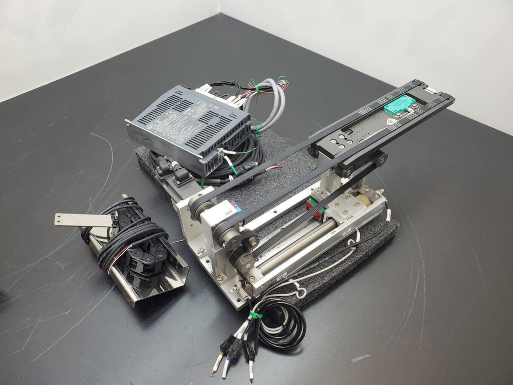 Mitsubishi 100W Servo Extendable Pneumatic Conveyor System HF-KP13 + MR-J3-10A