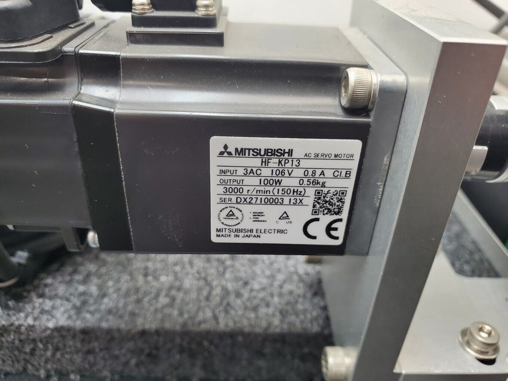 Mitsubishi 100W Servo Extendable Pneumatic Conveyor System HF-KP13 + MR-J3-10A