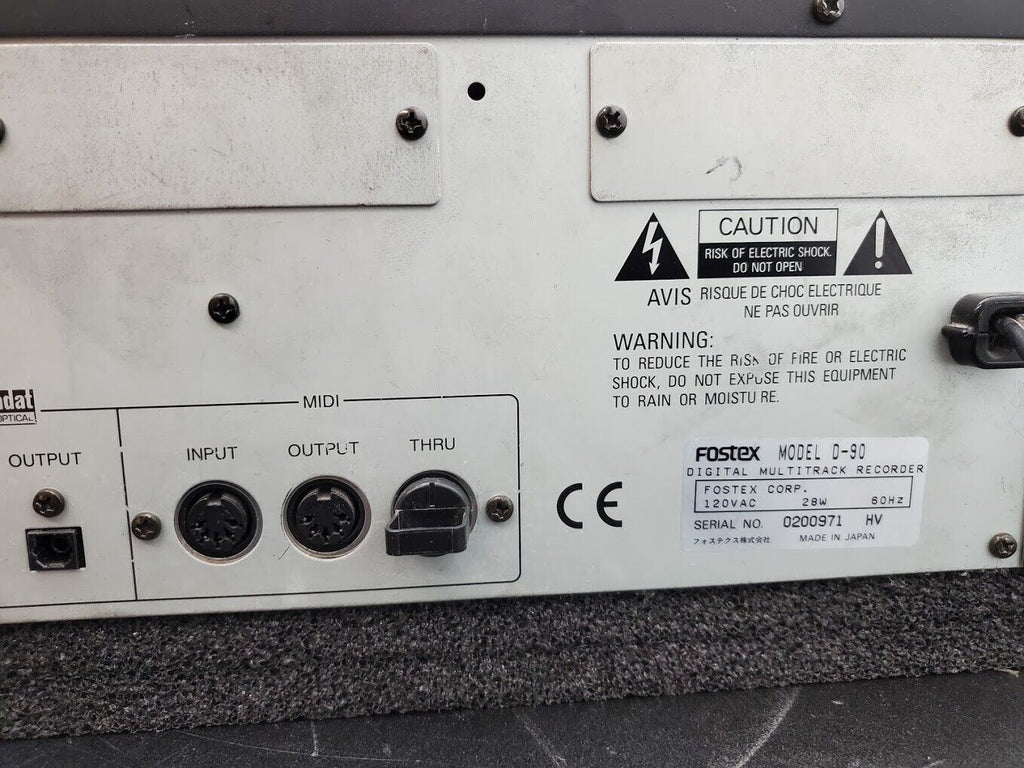 Fostex D90 8-Track Digital Multi Track Recorder ADAT Optical