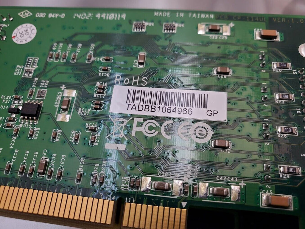 MOXA CP-114UL RS232 422 485 serial card 4-port PCIE slot DB9 Breakout Cable