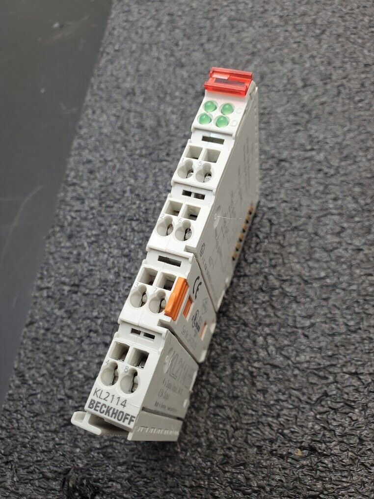 BECKHOFF KL2114 KL 2114 4x Digital Output Module 24VDC  0.5A Output DIN Rail
