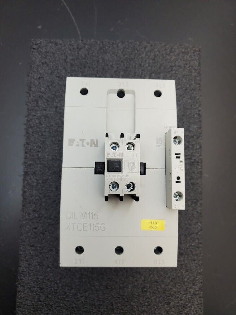 Eaton DIL M115 XTCE115G Contactor 220-690VAC 250VDC 3PH 24VDC Coil 10-100HP