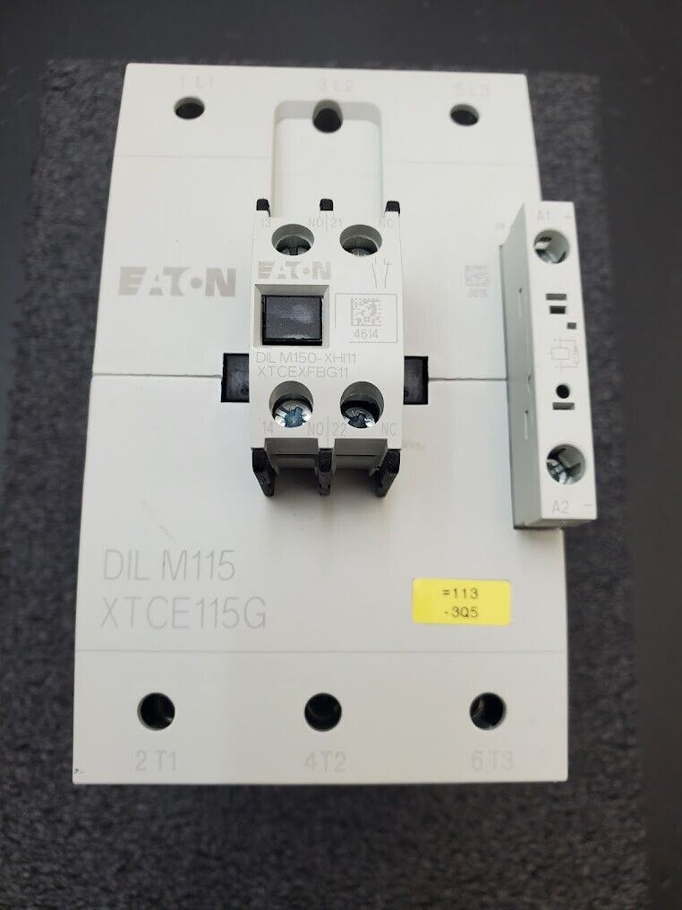 Eaton DIL M115 XTCE115G Contactor 220-690VAC 250VDC 3PH 24VDC Coil 10-100HP