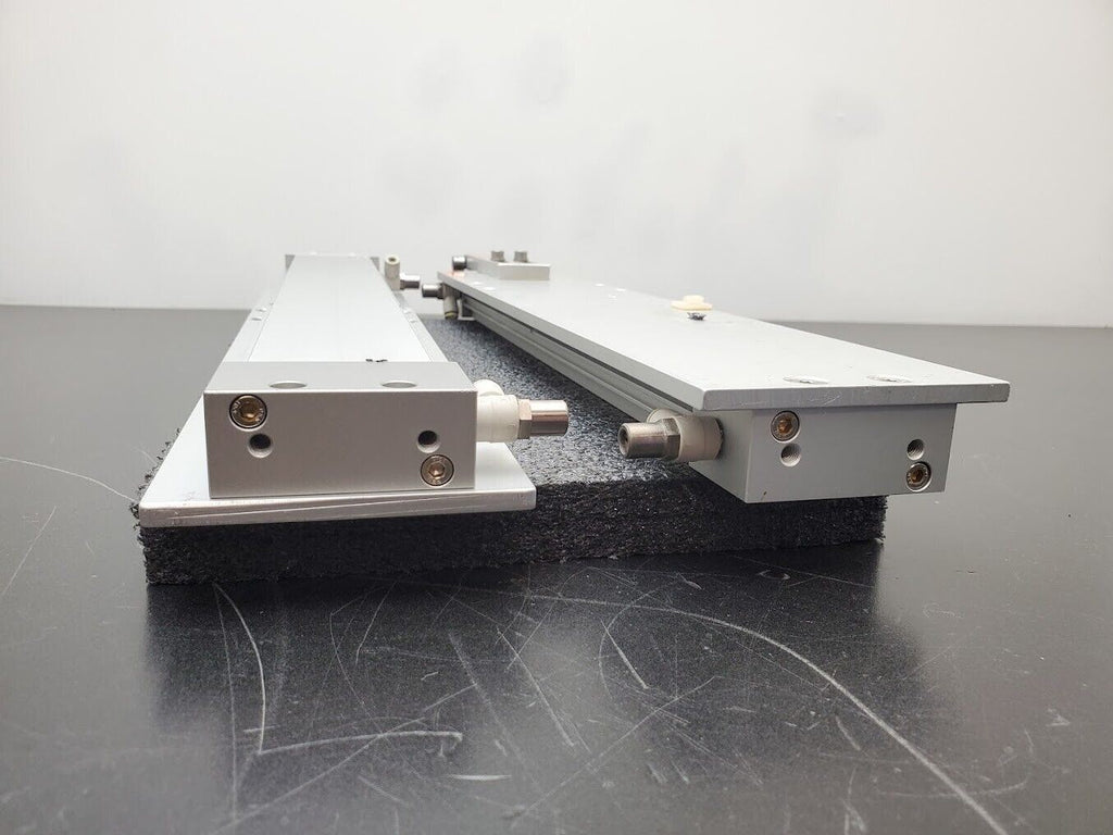 PAIR, 2X MUB32-400-DCL7204L 400mm Travel Pneumatic Linear Actuator Non Rotating