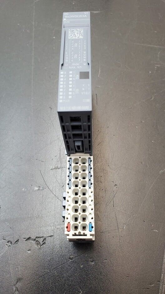 Siemens 6ES7132-6BH00-0BA0 DQ 16x24VDC/0.5A Digital Output ST w 6ES71936BP000DA0