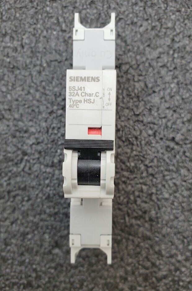 SIEMENS 5SJ4132-7HG41 Circuit Breaker 5SJ41, 32A, 240 V, 50/60Hz Type HSJ 1-Pole