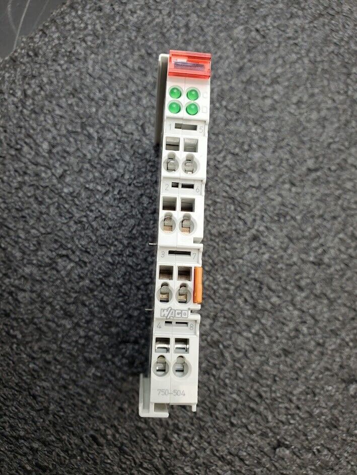 Wago 750-504 4-Channel DC 24V output Module 750504 Working Pull, Guaranteed