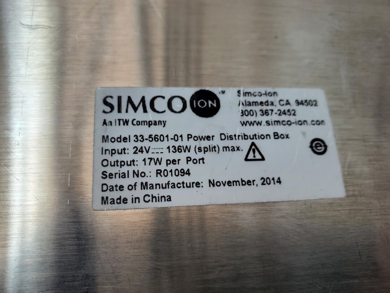 Simco ION 5601 Power Distribution Box 33-5601-01 for Modulated Pulse AeroBar