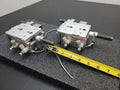 2x TPC NLCD20-20S-W8H Air Slide Pneumatic Linear Table Actuator 20mm Stroke