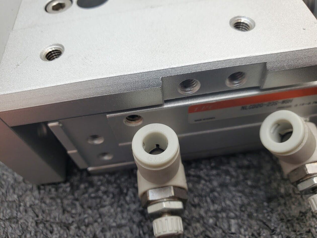 2x TPC NLCD20-20S-W8H Air Slide Pneumatic Linear Table Actuator 20mm Stroke