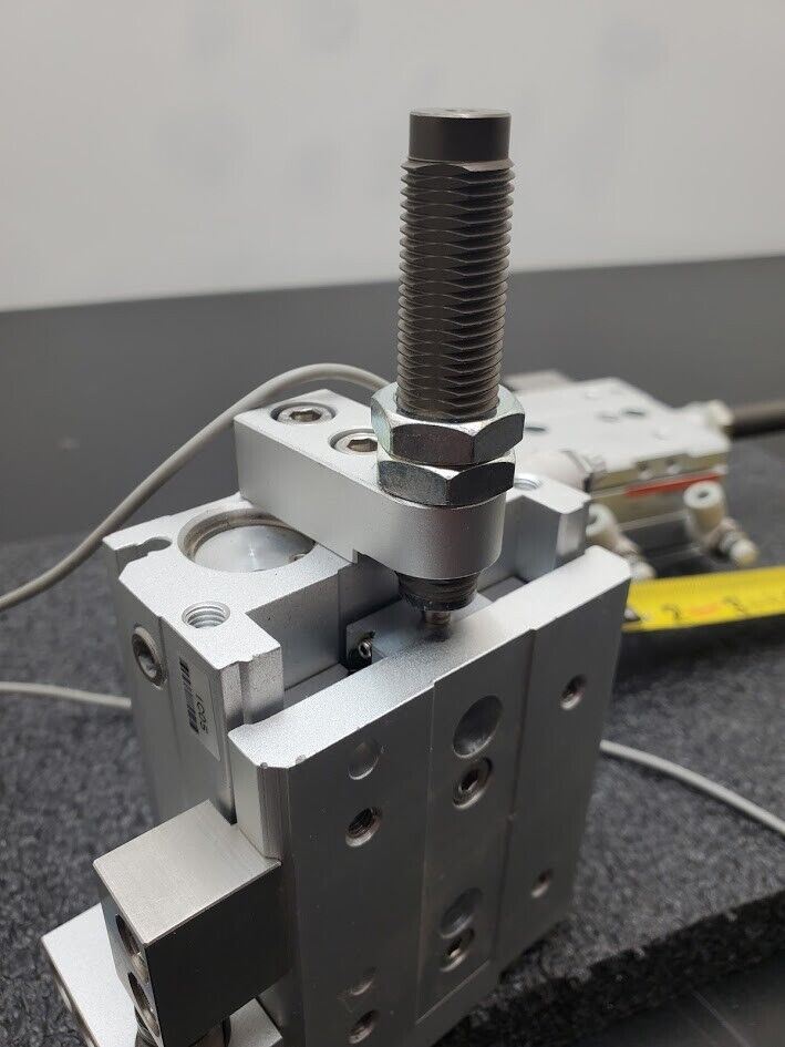 2x TPC NLCD20-20S-W8H Air Slide Pneumatic Linear Table Actuator 20mm Stroke