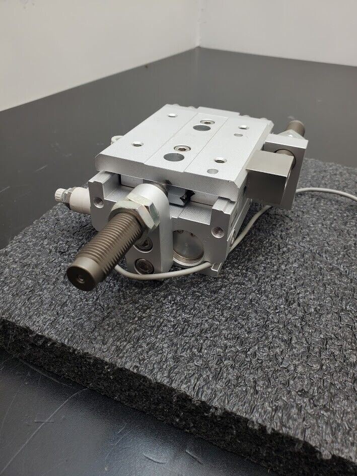 2x TPC NLCD20-20S-W8H Air Slide Pneumatic Linear Table Actuator 20mm Stroke