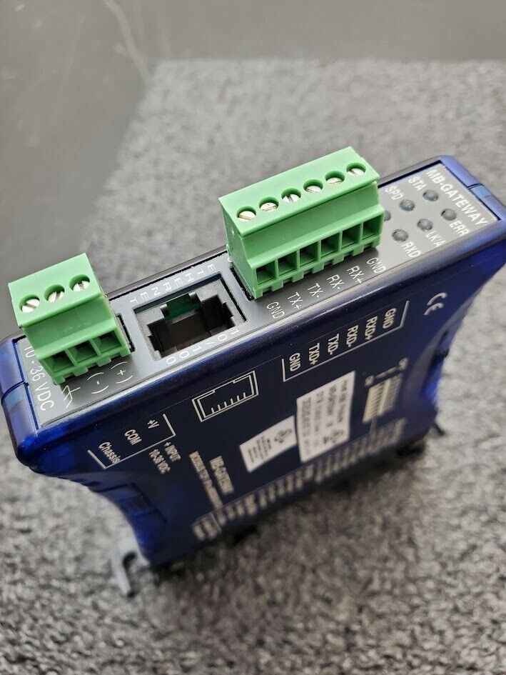 Host Auto Products MB-Gateway 3B Modbus TCP/IP to RTU Ethernet Module DIN Rail