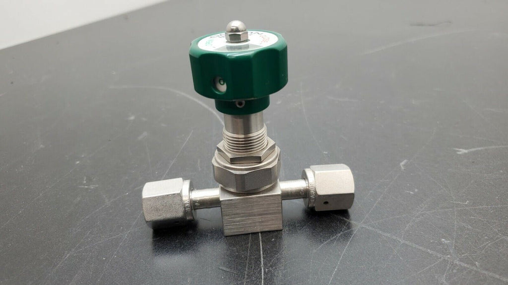 NUPRO 6LV-DAFR4-P-GR Manual Stainless Steel On/Off Gas Valve 1/4" VCR