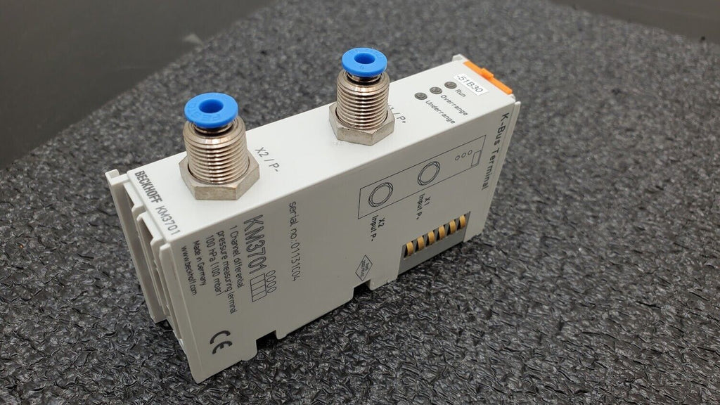 BECKHOFF KM3701 K-Bus 1 Channel Differential Pressure Measuring Terminal ±100hPa